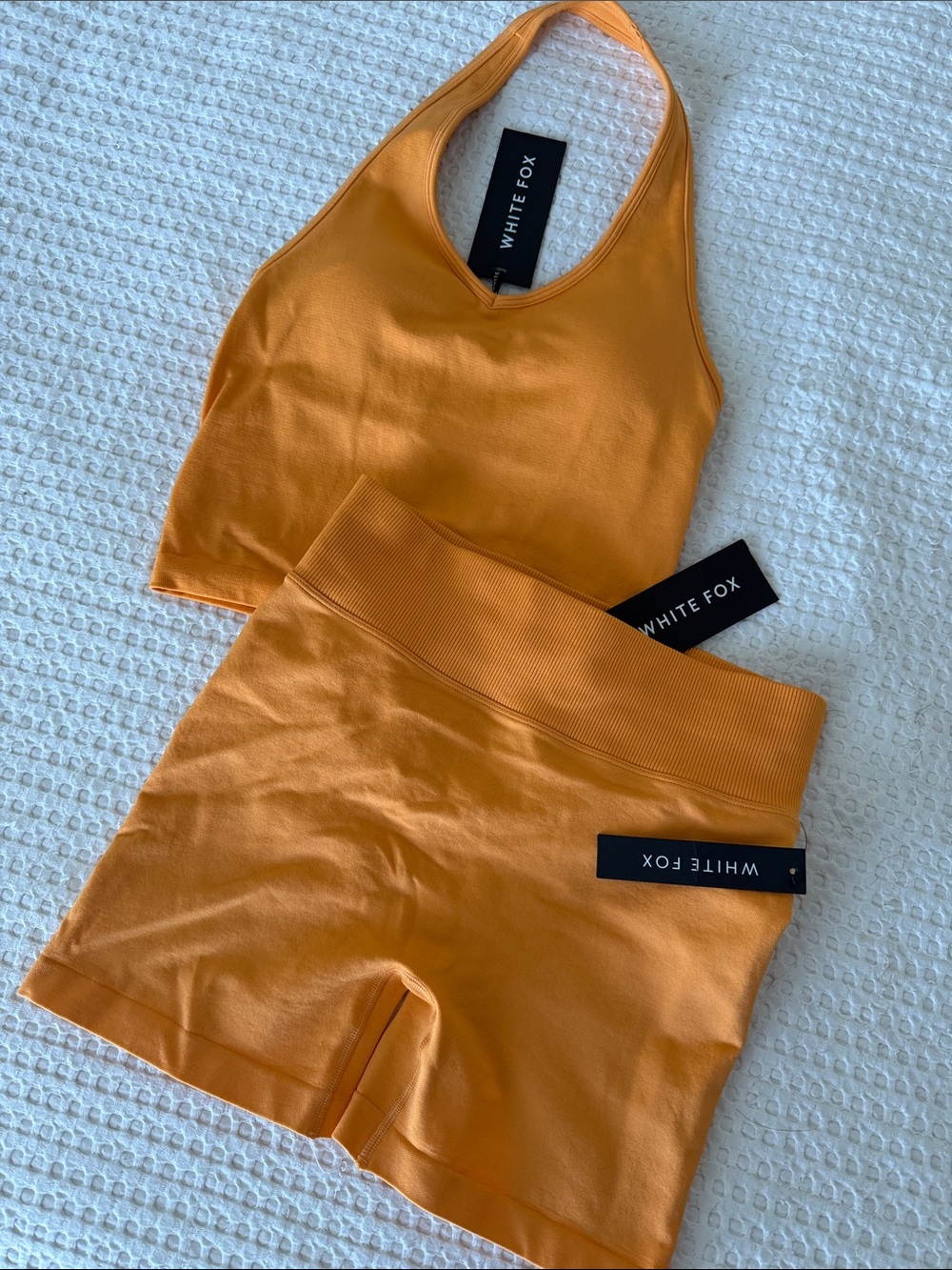 White Fox Seamless Active Set - Mango